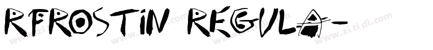 RFRostin Regula字体转换